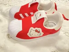 【箱付き美品】アディダス×ハローキティ サンリオ15cm スーパースター360