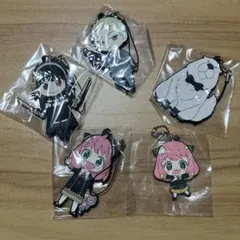 SPY×FAMILY 8巻特典 ラバーストラップ 5個セット(おまけ付き)