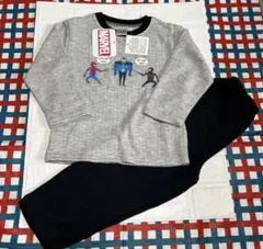 110㎝　MARVEL スパイダーマン ニットキルトパジャマのサムネイル