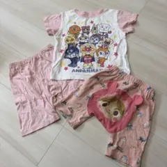 【3点セット】アンパンマン パジャマ95cm上下と100cmアカチャンマン
