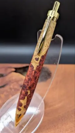 751極上 黄花梨 変わり杢 木軸シャーペン ボールペン 11500円 - メルカリ