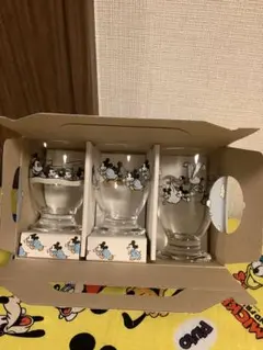 ディズニー　ミッキーマウス グラス 3個セット