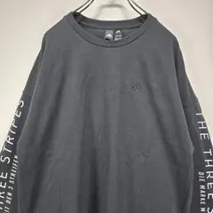 adidas　長袖ワイドTシャツ　ロンT　M　THE THREE STRIPESのサムネイル