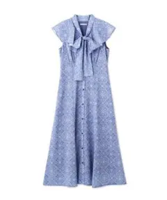 美品　JILL by JILL STUART ラッフルカラーシャツワンピース Mのサムネイル