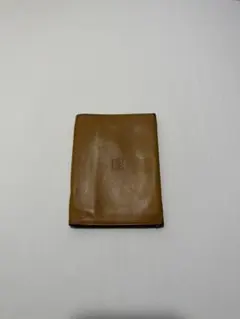 LOEWE ロエベ 二つ折り財布 アナグラム レザー キャメル