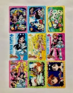 ふたりはプリキュアMaxHeart　スナックカード　　クリアカード　9種