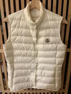 MONCLER LONGUE SAISON ダウンベスト ホワイト