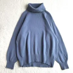 美品 スピックアンドスパン ウールカシミヤタートルネック プルオーバー ニット