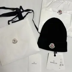 MONCLER ブラック ニット帽
