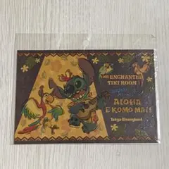【新品未使用】ディズニー　ポストカード　チキルーム　スティッチ