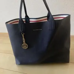 TOMMY HILFIGER ネイビー トートバッグ