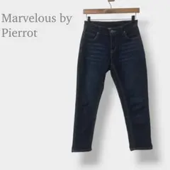 【マーベラスバイピエロ】ストレッチ スキニーデニムパンツ S ジーパンのサムネイル