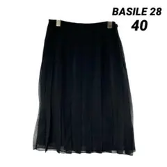 BASILE 28 バジーレ　シルク　シフォンスカート　フレア　40のサムネイル