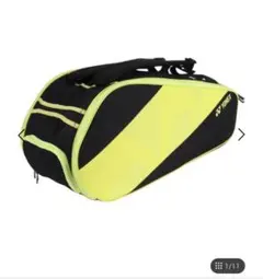 ヨネックス テニス ラケットバッグ 6本用 ブラック/ライム BAG2012R…