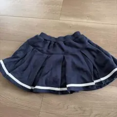 Lycée mine. プリーツキュロット 120cm ネイビーのサムネイル