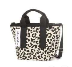 ニコアンド ニコロゴキャンバスショルダーバッグ トートバッグ