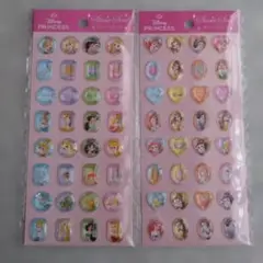 Disney プリンセス ストーンシール 2シートセット