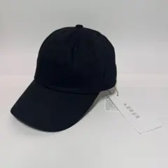 ADRER THE CAP ブラック フリーサイズ
