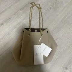 新品　fifth バケツ型バッグ ベージュ