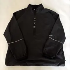 【NIKE】XLサイズ 90s ZIPロゴ ナイロン プルオーバー