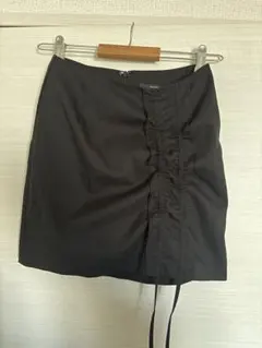 EMODA ストリングギャザーミニスカート　タイトスカート