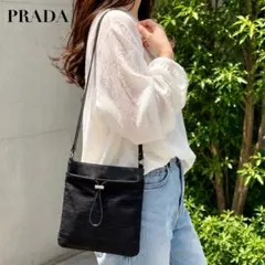 PRADA PONYHAIR LOGO SACOCHE SHOULDER BAG - メルカリ