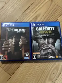 2本セット LOST JUDGMENT CALL OF DUTY WW II