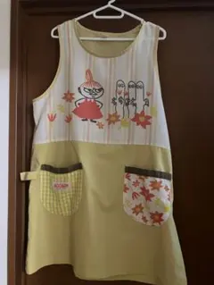 ムーミン　リトルミー　ニョロニョロ　エプロン　保育士　幼稚園教諭
