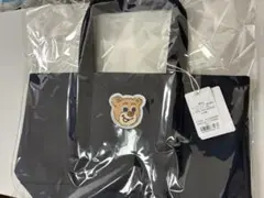 FEILER オールドテディ ワッペントートバッグ L ネイビー　小　新品未使用