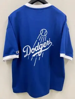 LAドジャース　ドロップショルダーTシャツ　 L L