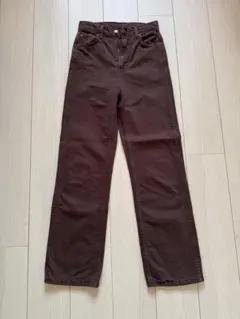 B SIDES BLUE JEANS ブラウン ストレートデニムのサムネイル