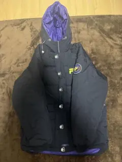 FILA ETS ダウンジャケット 黒/紫