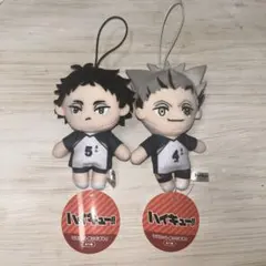ハイキュー!!マスコットぬいぐるみ 木兎赤葦ペア