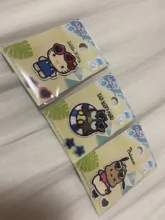 サンリオ　日焼け　ワッペンシール