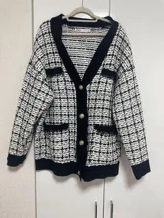 カーディガン ノーカラージャケット