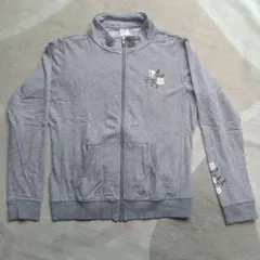 Mizuno グレー ジップアップパーカー