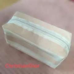 Christian Dior ストライプ ポーチ