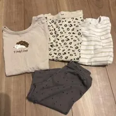 保育園着　４枚セット　半袖　スパッツ　まとめ売り