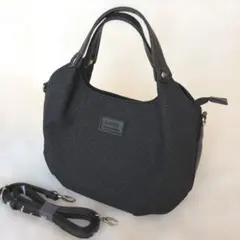 B.BESS レースデザイン ショルダーバッグ ブラック2wayのサムネイル