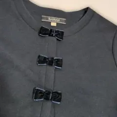 HushHush 130cm ネイビー　カーディガン　スナップボタン