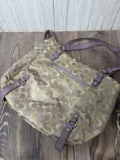 COACH コーチ シグネチャー ハンドバッグ ショルダーバッグ