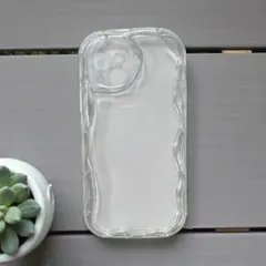 新品【iPhone15】クリアケース　アクスタ　湾曲デザイン　推し　透明