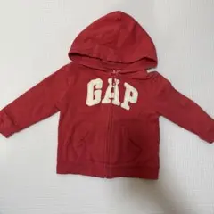 GAP 赤 フード付きトレーナー