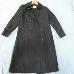 美品⭐23区 黒 トレンチコート 36　ベルト無し