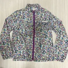 trois lapins 花柄ナイロンジャケット 150センチ