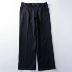 ビンテージ古着00s ストライプ クラシック トラッド ドレス ワイドスラックス