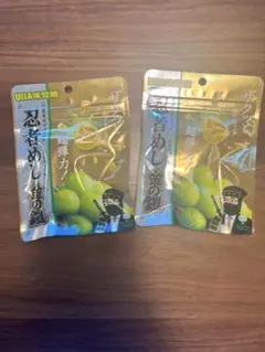 UHA味覚糖 忍者めし 金の鎧 2袋セット マスカット味のサムネイル