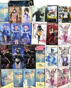 フィギュア等27個セット／呪術ワンピドラゴンボールリゼロ禰豆子五等分二乃アルベド