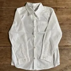 H&M ホワイト 長袖シャツ US 6-7Y 120 発表会 フォーマル 七五三