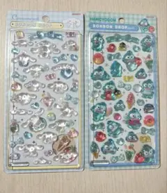 サンリオ　ボンボンドロップシール　シナモロール　ハンギョドン　セット